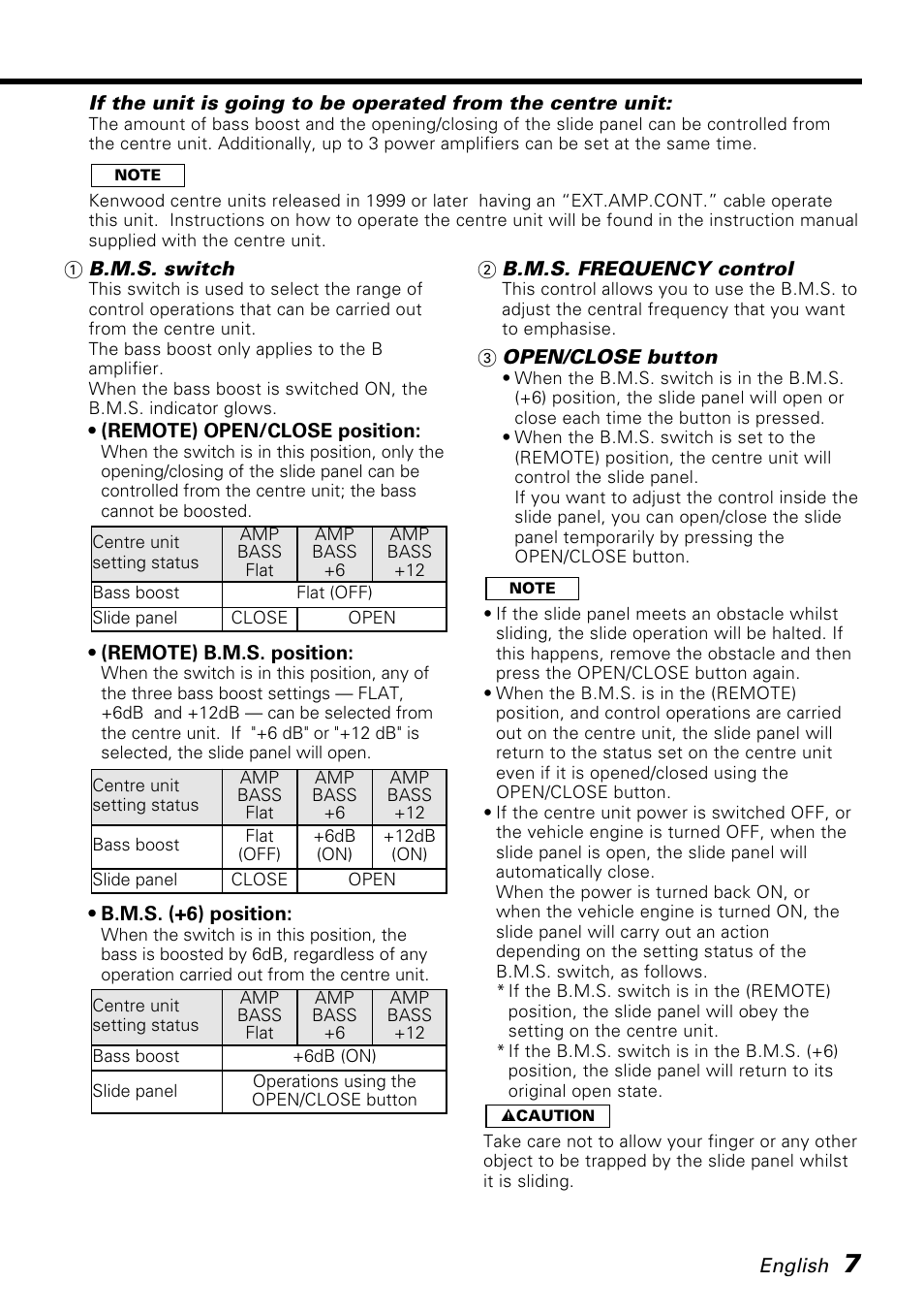 Kenwood KAC-PS501F User Manual | Page 7 / 15