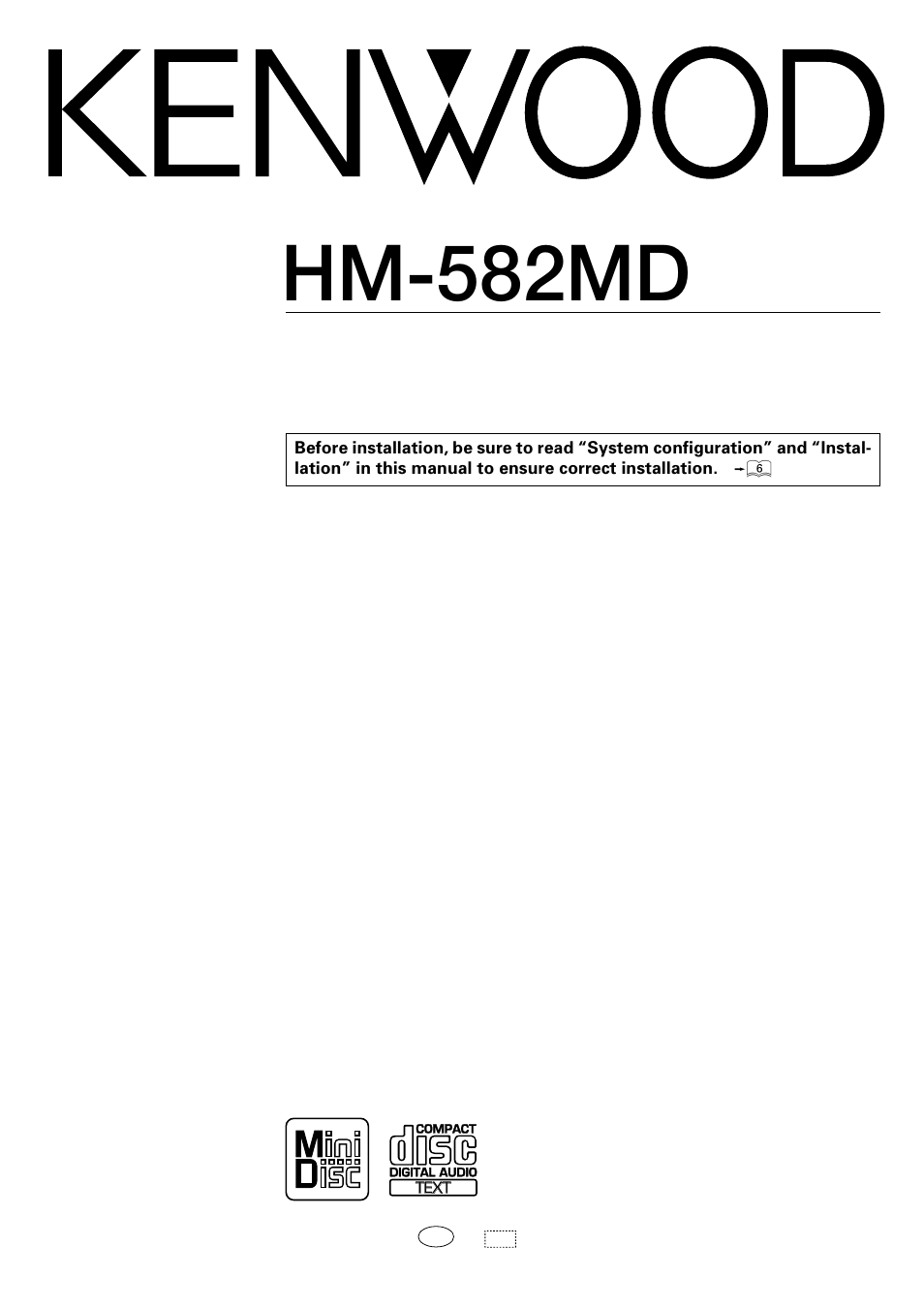 Kenwood HM-582MD User Manual | 84 pages