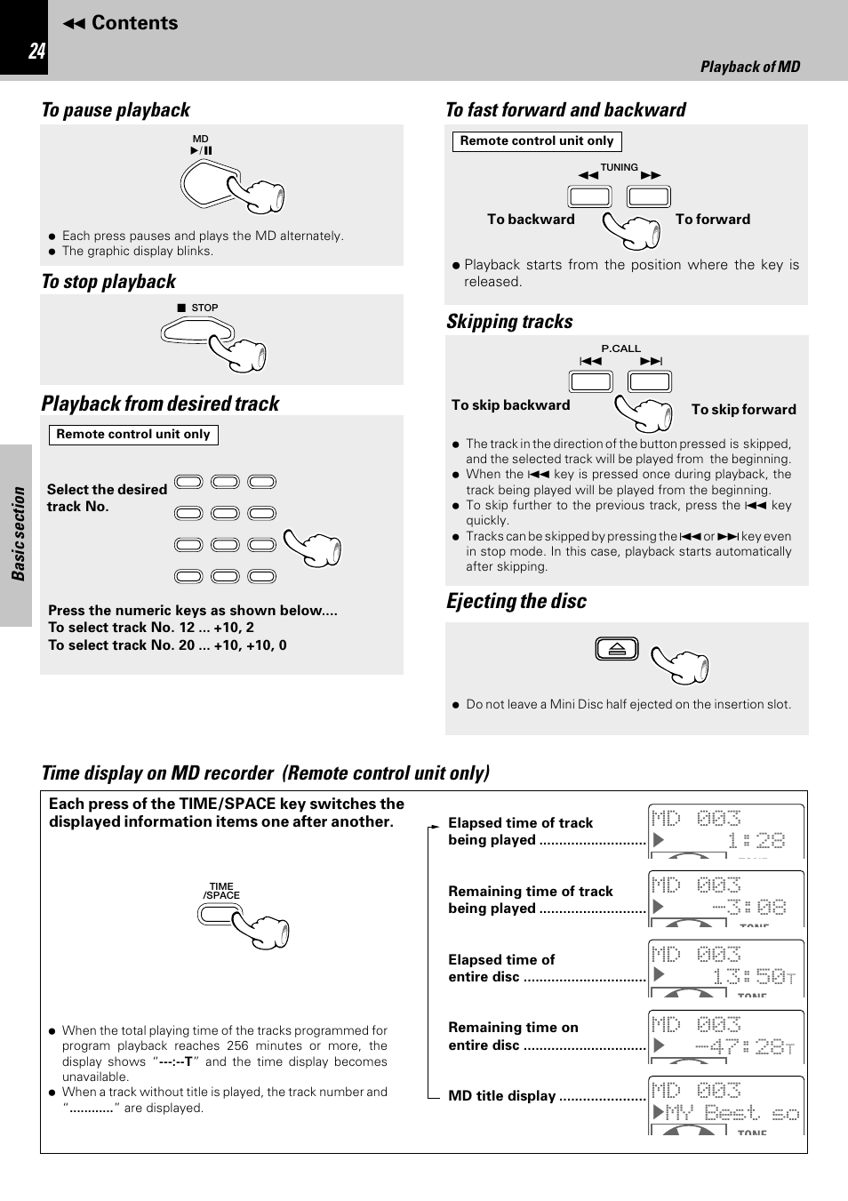 Kenwood HM-582MD User Manual | Page 24 / 84