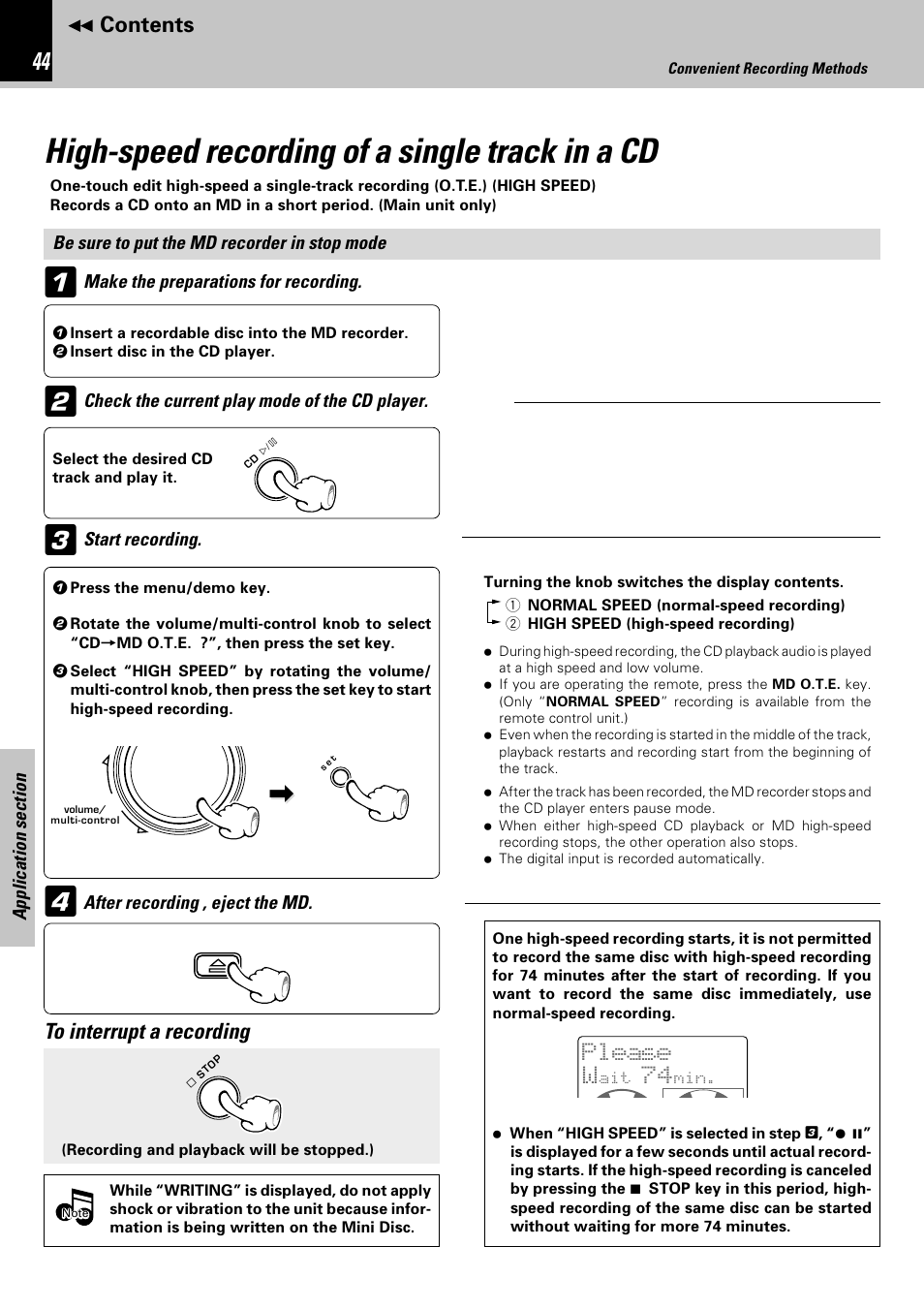 Kenwood HM-582MD User Manual | Page 44 / 84