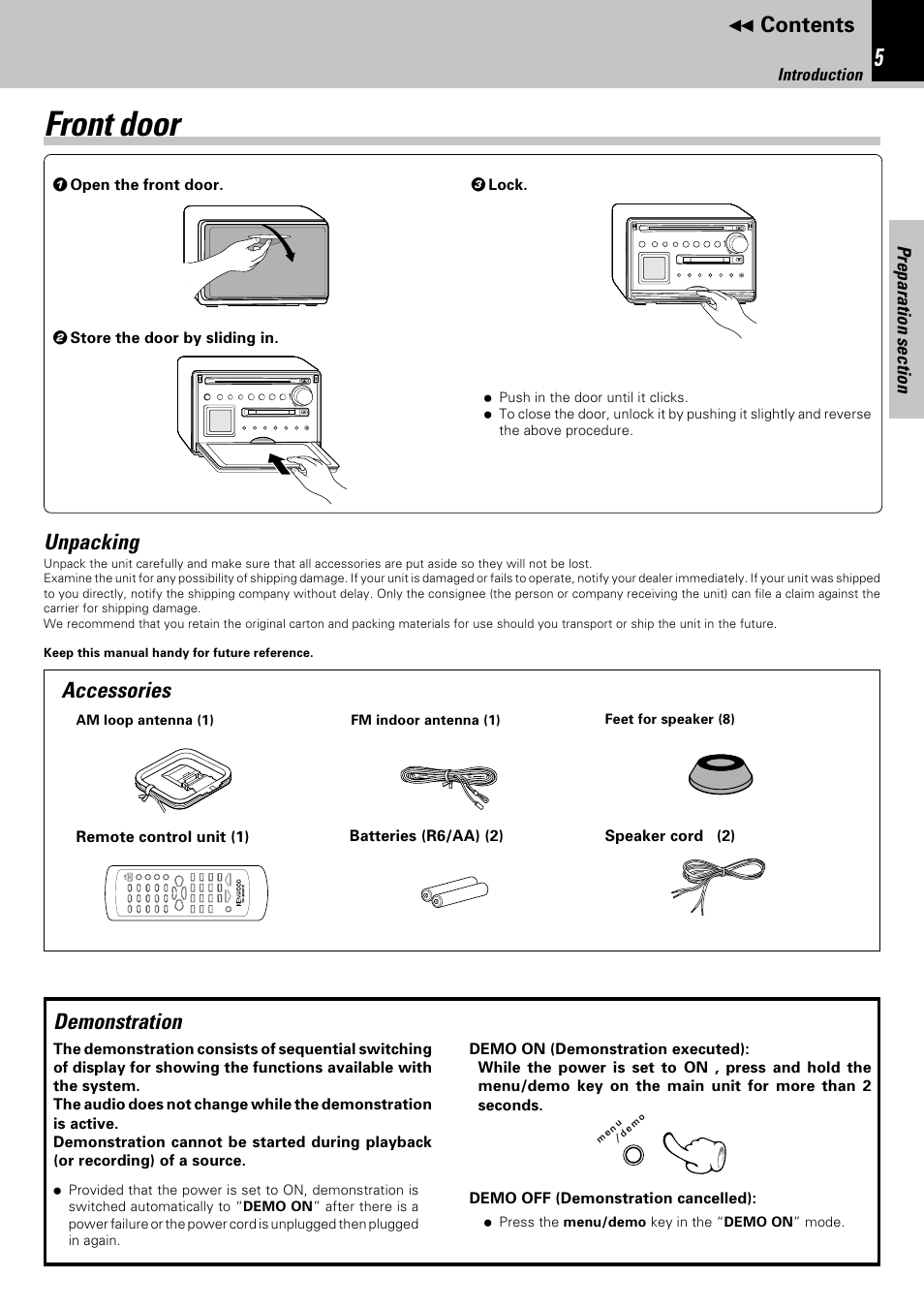 Kenwood HM-582MD User Manual | Page 5 / 84