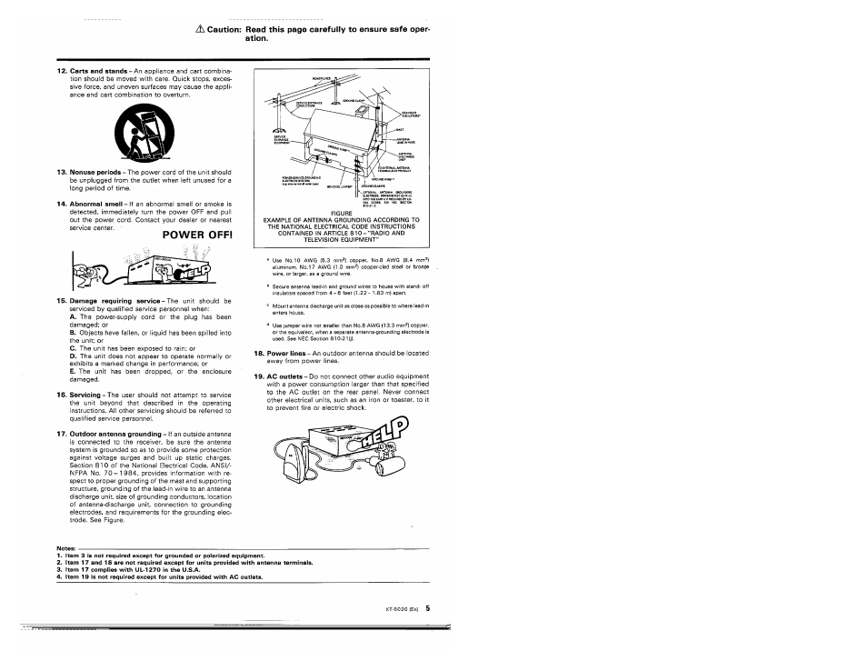 Kenwood KT-5020 User Manual | Page 5 / 12