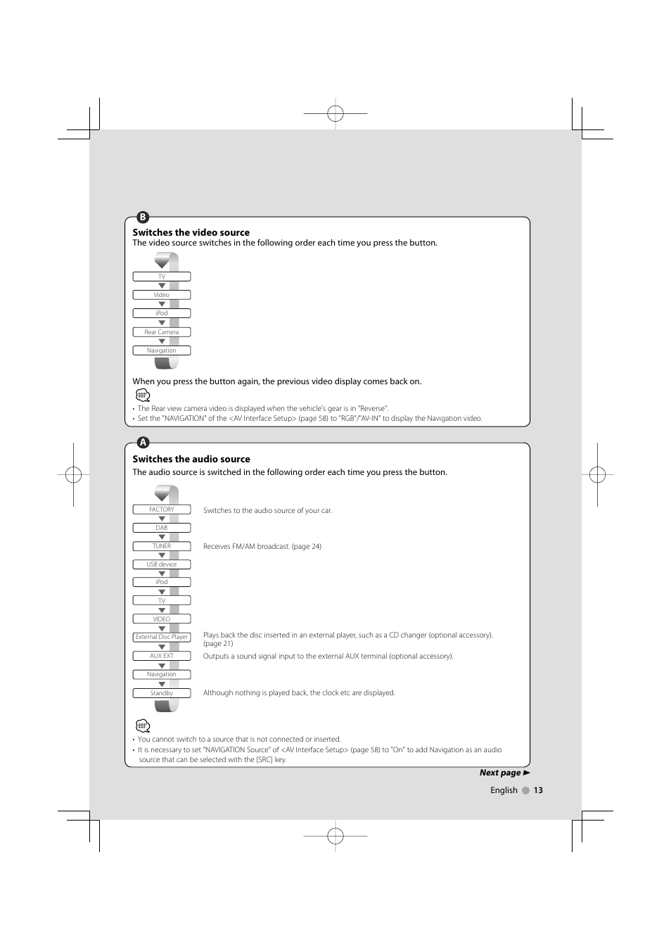 Kenwood CarPortal KOS-V1000 User Manual | Page 13 / 92