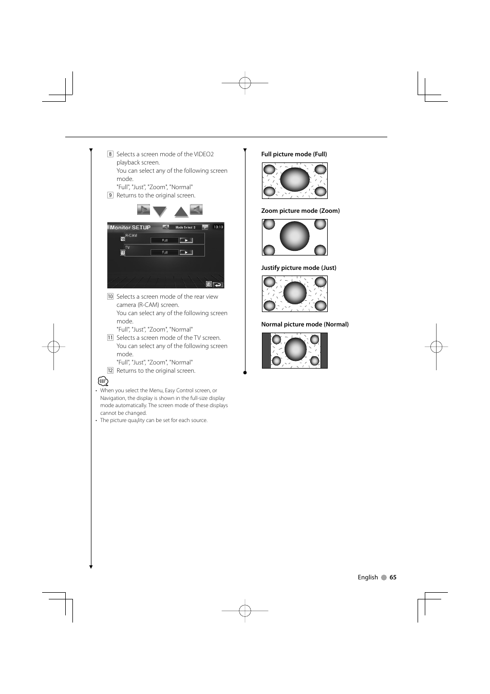 Kenwood CarPortal KOS-V1000 User Manual | Page 65 / 92