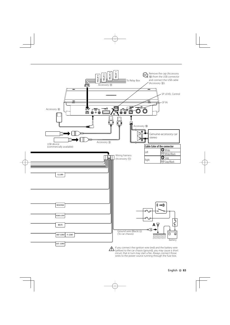 Kenwood CarPortal KOS-V1000 User Manual | Page 83 / 92