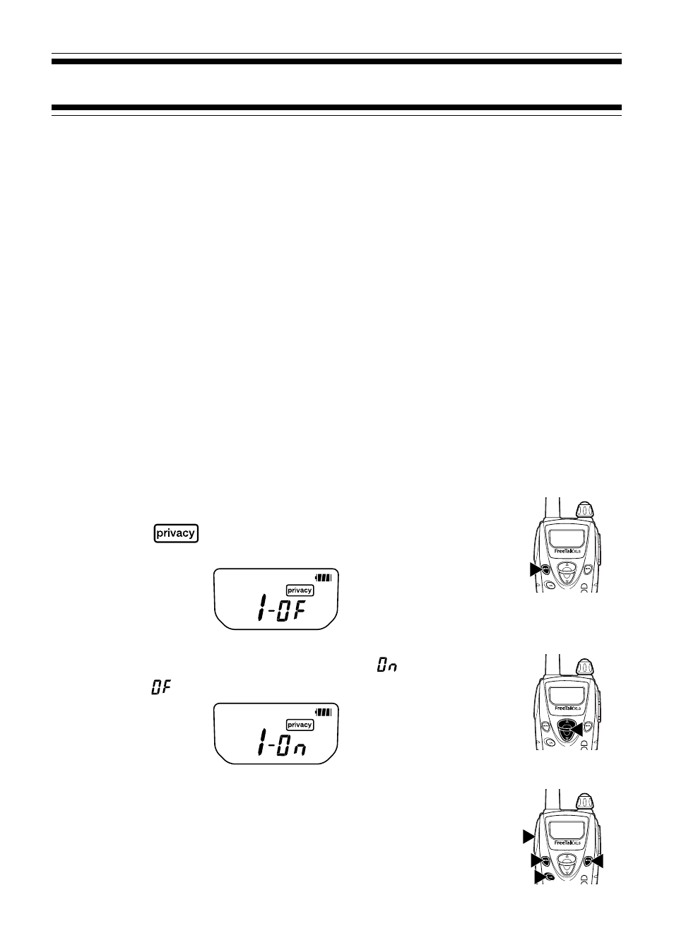 Privacy talk | Kenwood MASTER PROTALK TK-3131 User Manual | Page 27 / 54