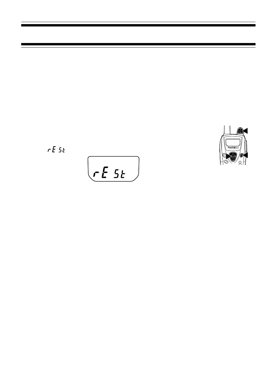 Resetting the transceiver | Kenwood MASTER PROTALK TK-3131 User Manual | Page 40 / 54