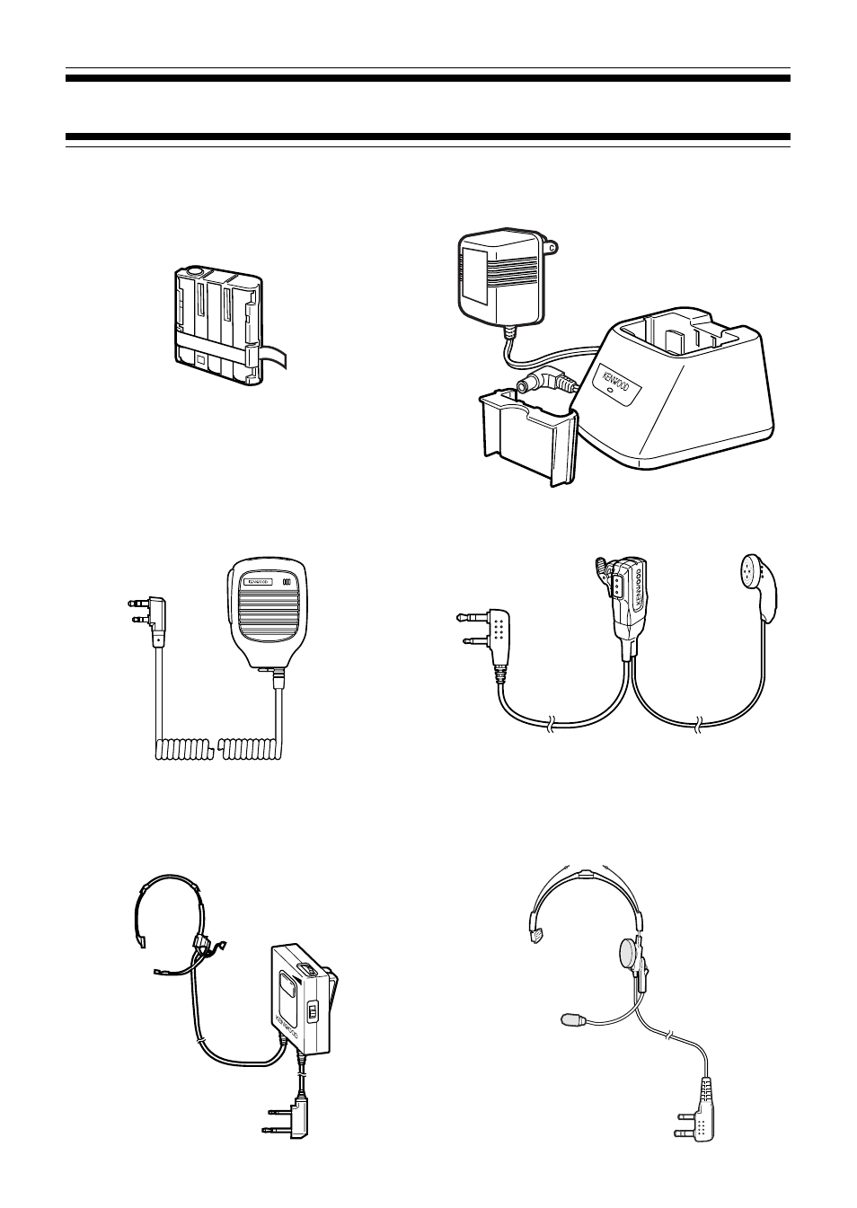 Optional accessories | Kenwood MASTER PROTALK TK-3131 User Manual | Page 41 / 54