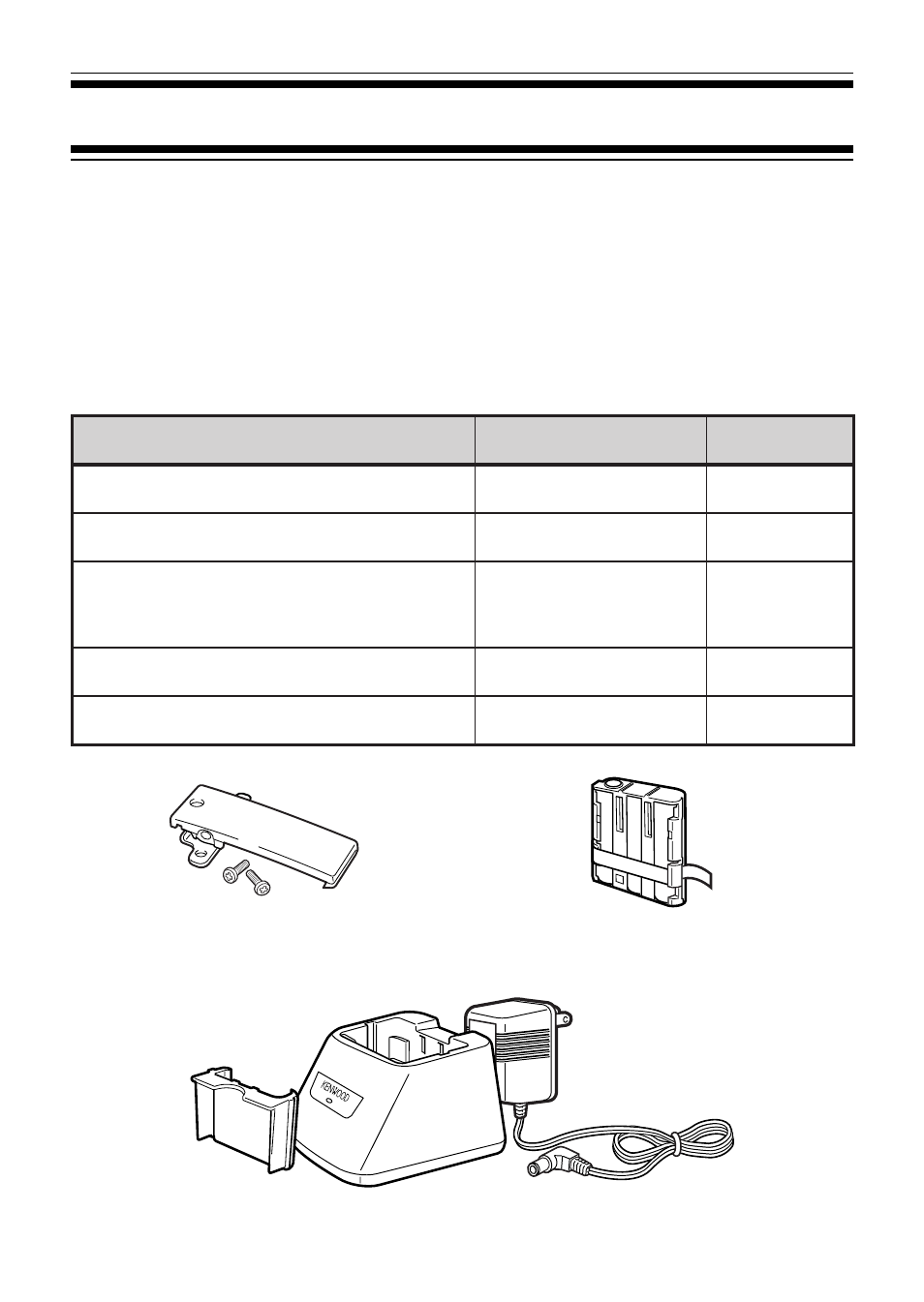 Unpacking and checking equipment | Kenwood MASTER PROTALK TK-3131 User Manual | Page 7 / 54