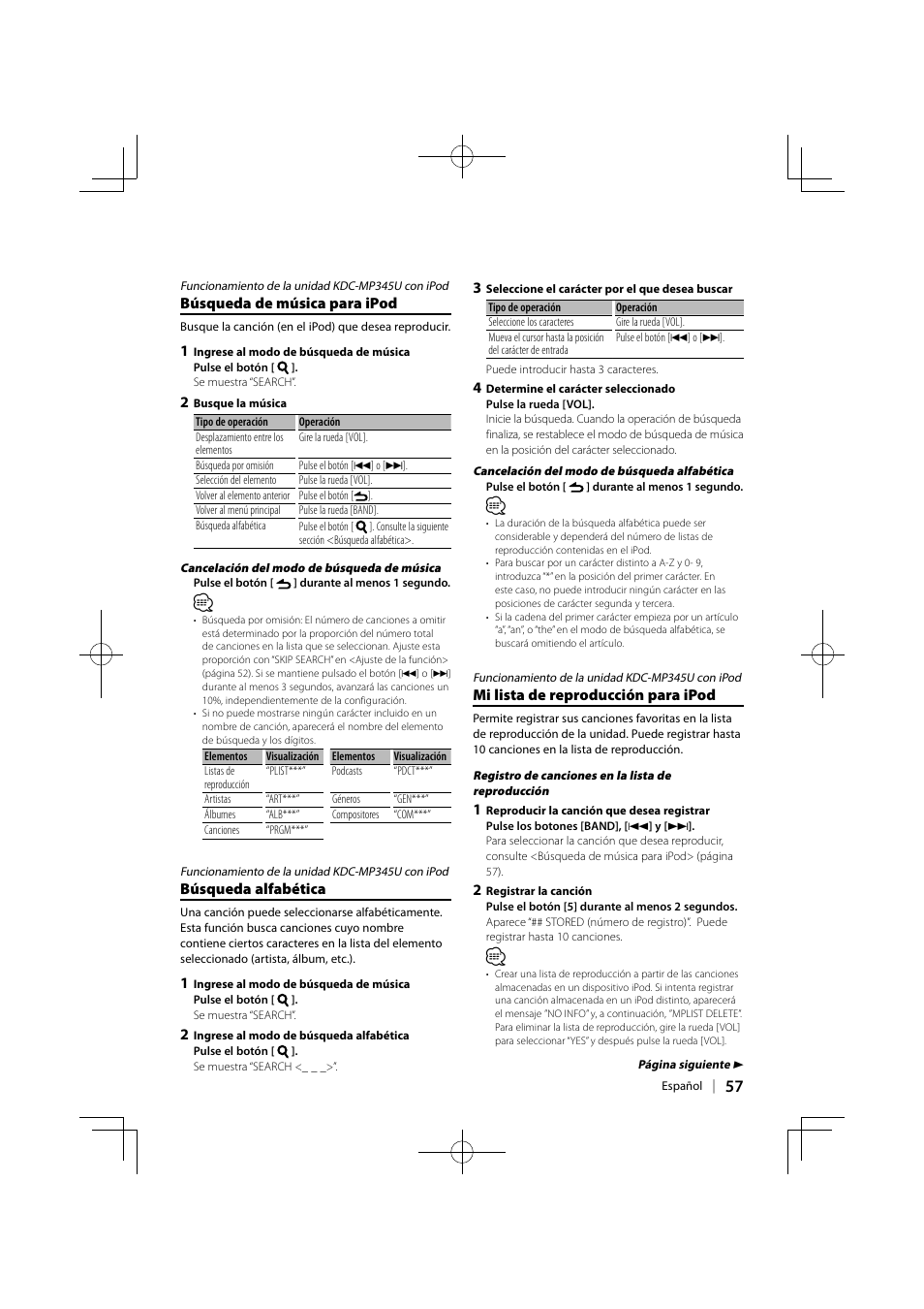 Kenwood KDC-MP345U User Manual | Page 57 / 68