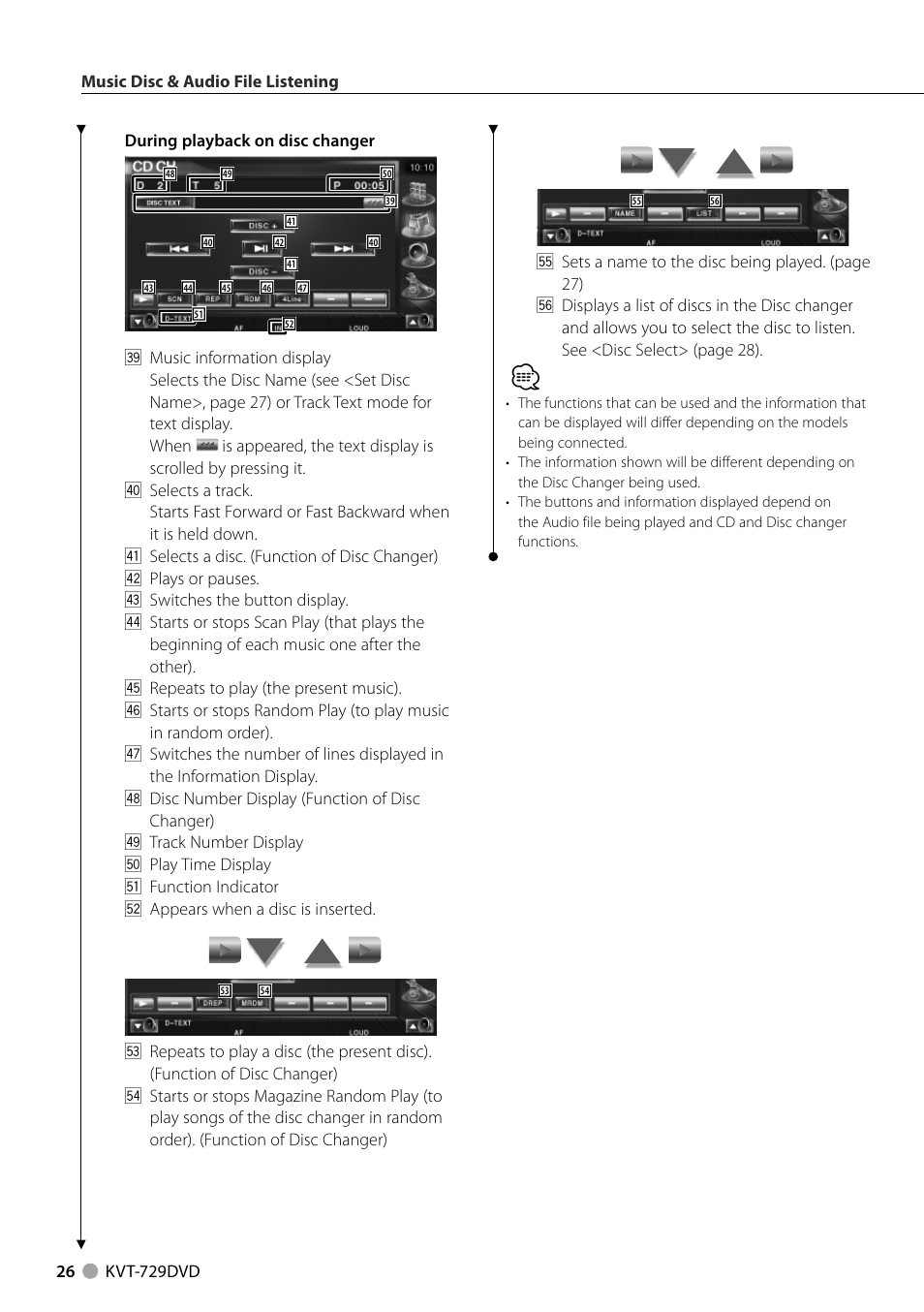 Kenwood KVT-729DVD User Manual | Page 26 / 100