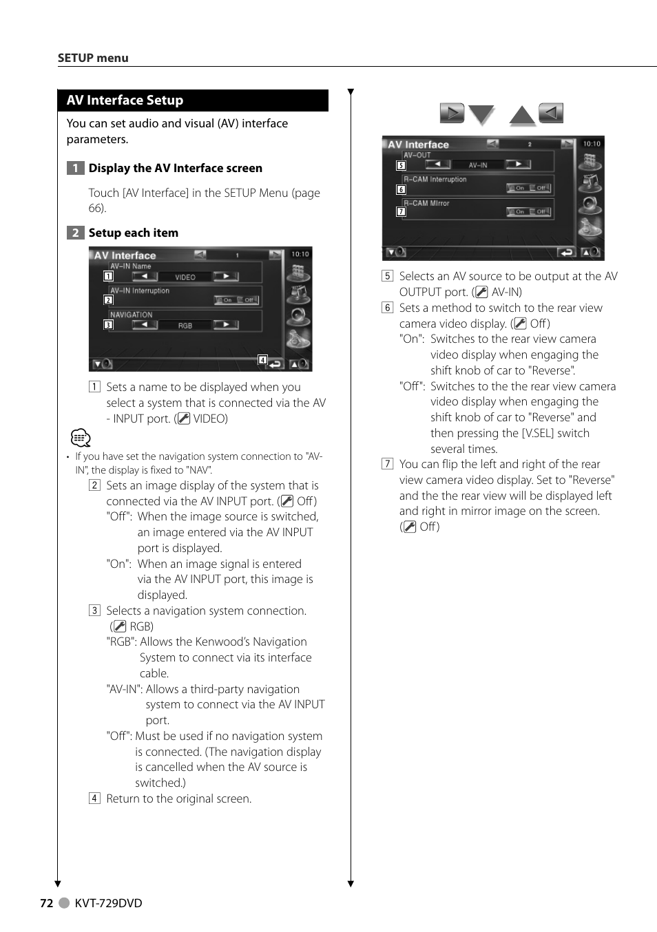 Kenwood KVT-729DVD User Manual | Page 72 / 100