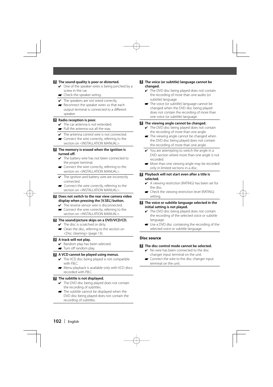 Kenwood DDX8017 User Manual | Page 102 / 108