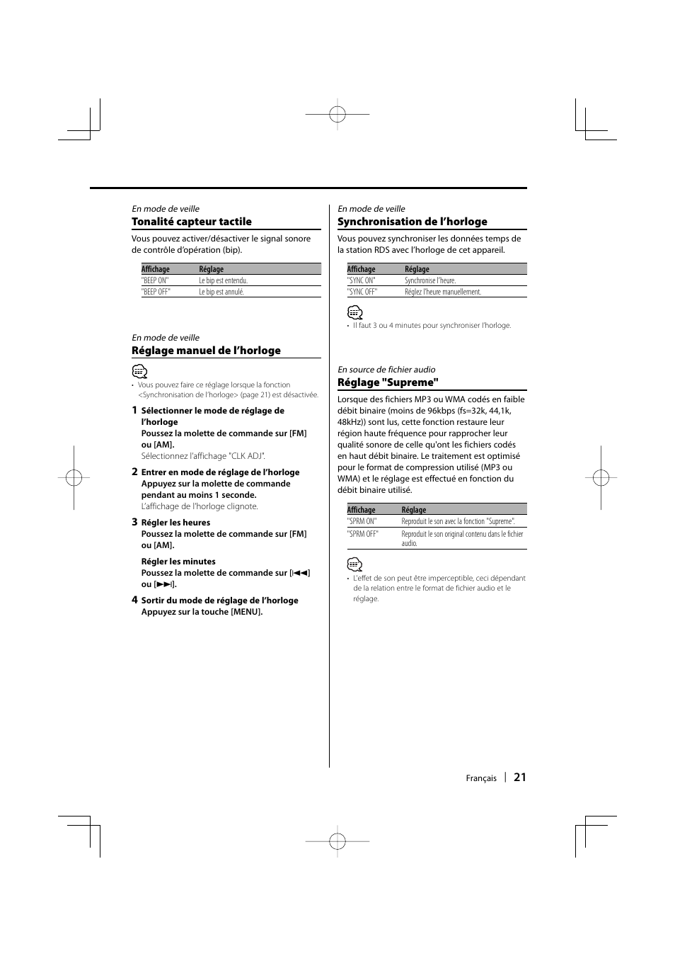 Kenwood KDC-W3534 User Manual | Page 21 / 96