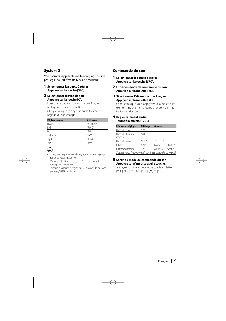 Kenwood KDC-W3534 User Manual | Page 9 / 96