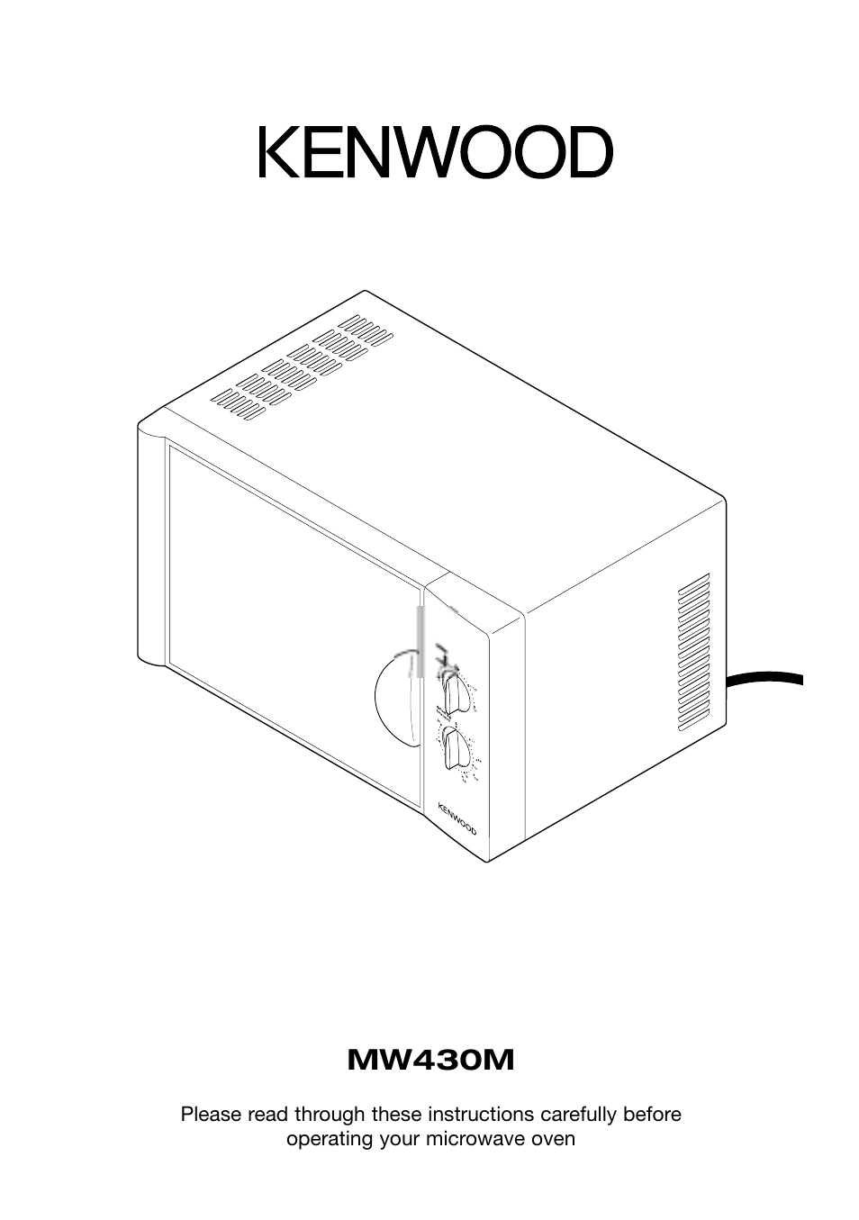 Kenwood MW430M User Manual | 38 pages