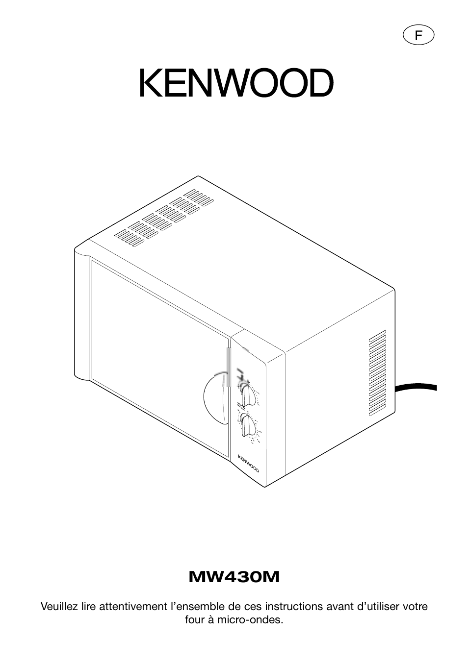 Mw430m | Kenwood MW430M User Manual | Page 10 / 38