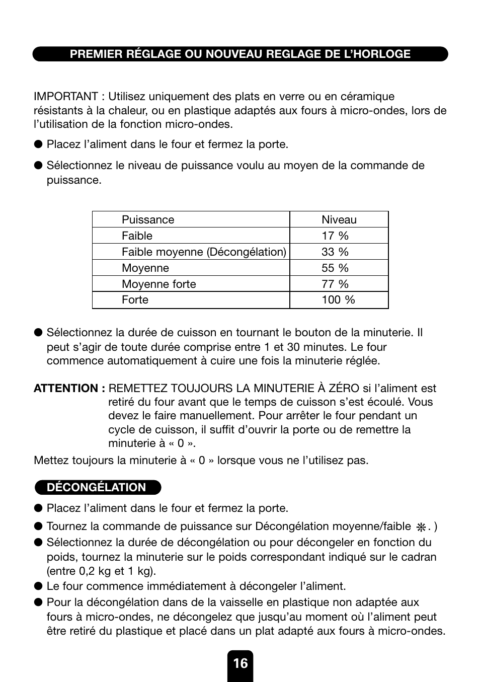 Kenwood MW430M User Manual | Page 16 / 38