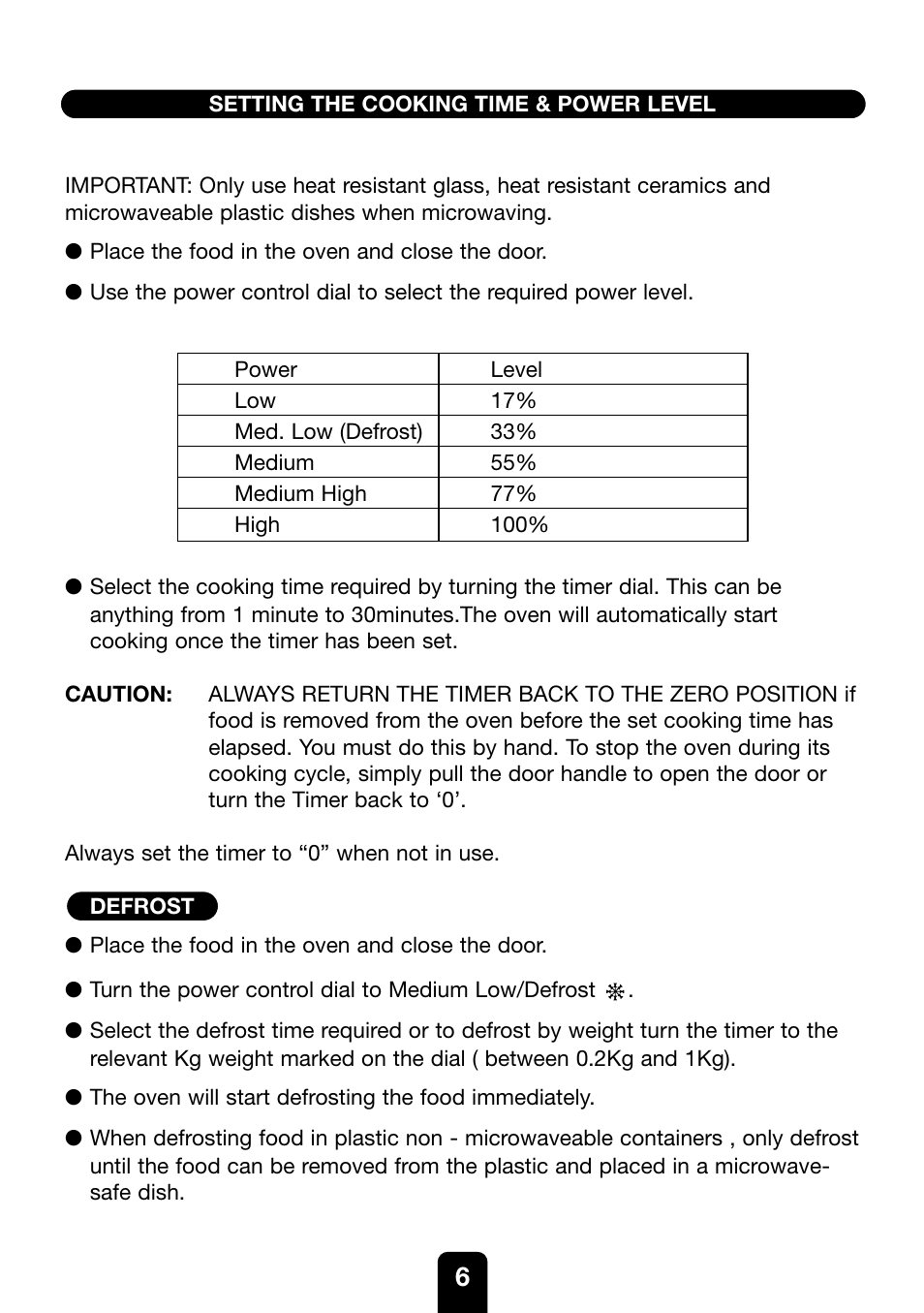 Kenwood MW430M User Manual | Page 6 / 38