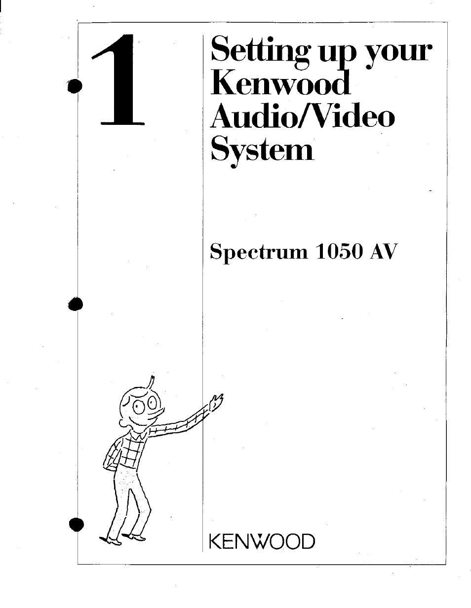 Kenwood SPECTRUM 1050 AV User Manual | 28 pages