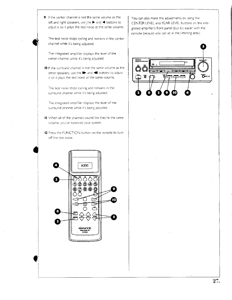 Kenwood SPECTRUM 1050 AV User Manual | Page 26 / 28