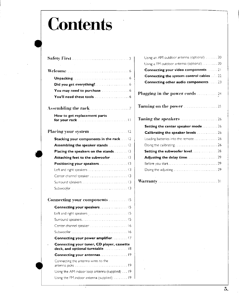 Kenwood SPECTRUM 1050 AV User Manual | Page 5 / 28