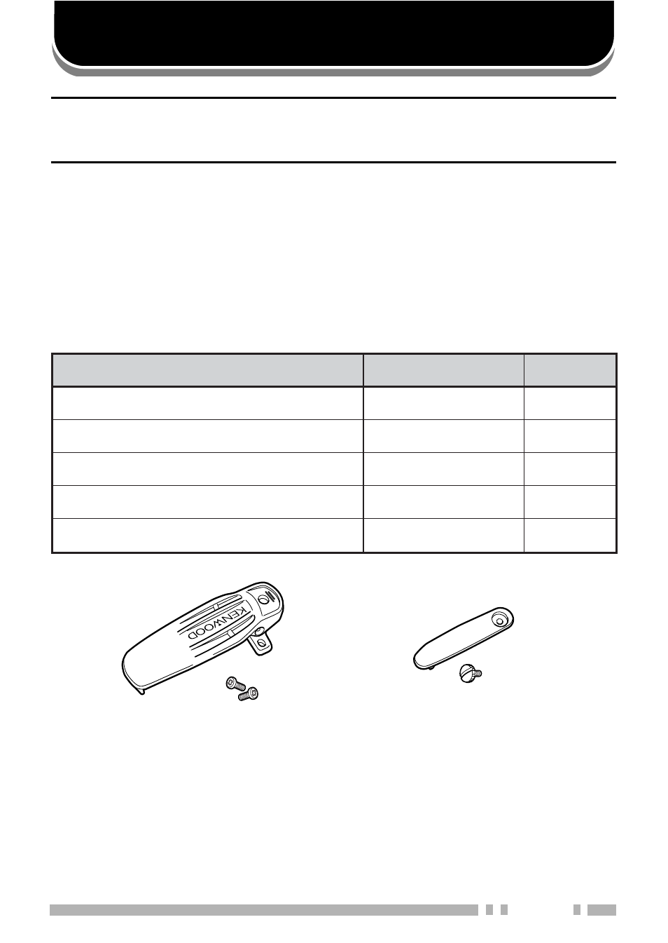 Unpacking and checking equipment | Kenwood TK-2180 User Manual | Page 7 / 53
