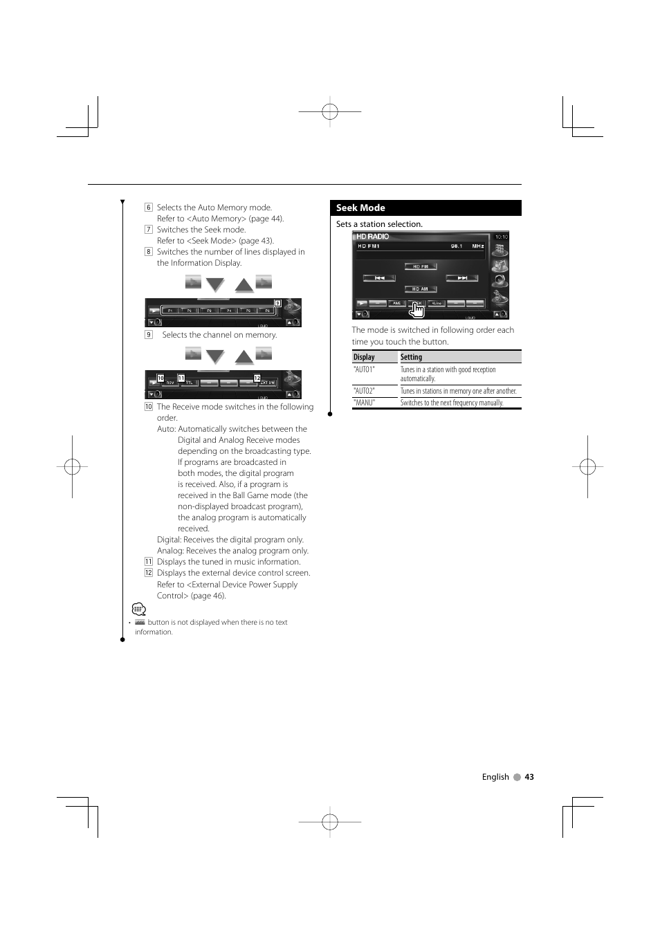 Kenwood KOS-V1000 User Manual | Page 43 / 92