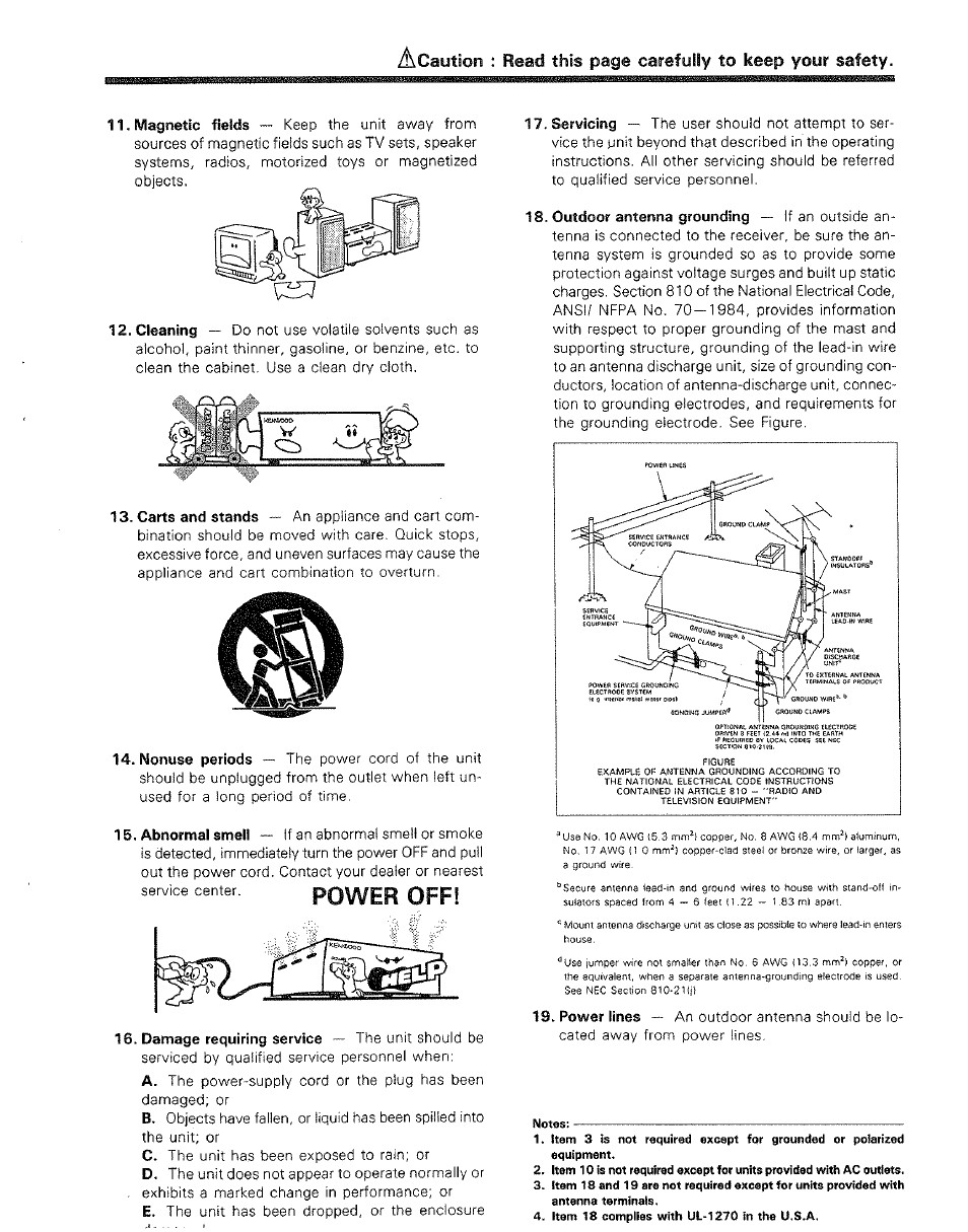 Power off | Kenwood DP-M4010 User Manual | Page 5 / 20