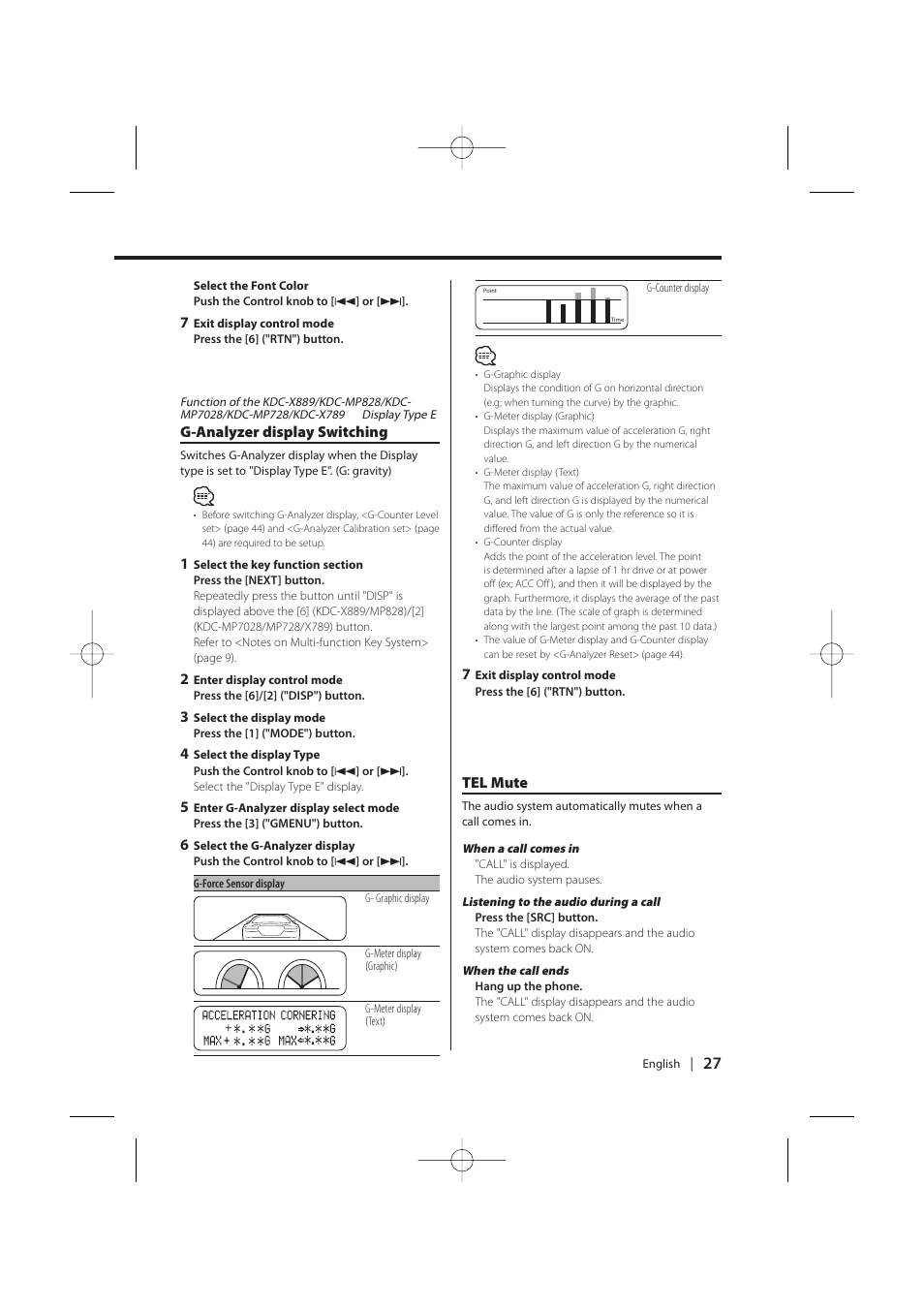 Kenwood KDC-MP628 User Manual | Page 27 / 64