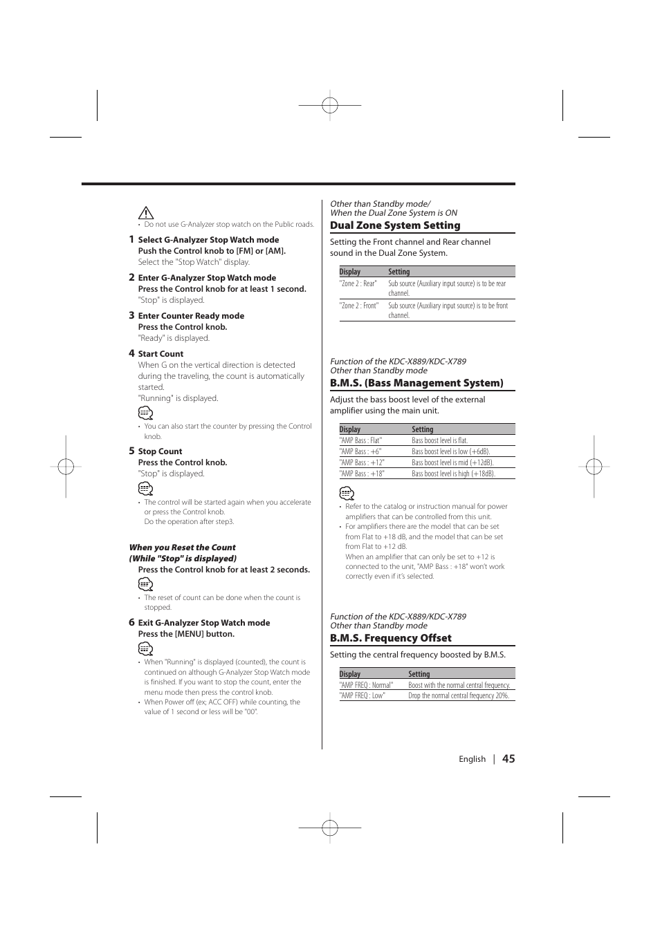 Kenwood KDC-MP628 User Manual | Page 45 / 64