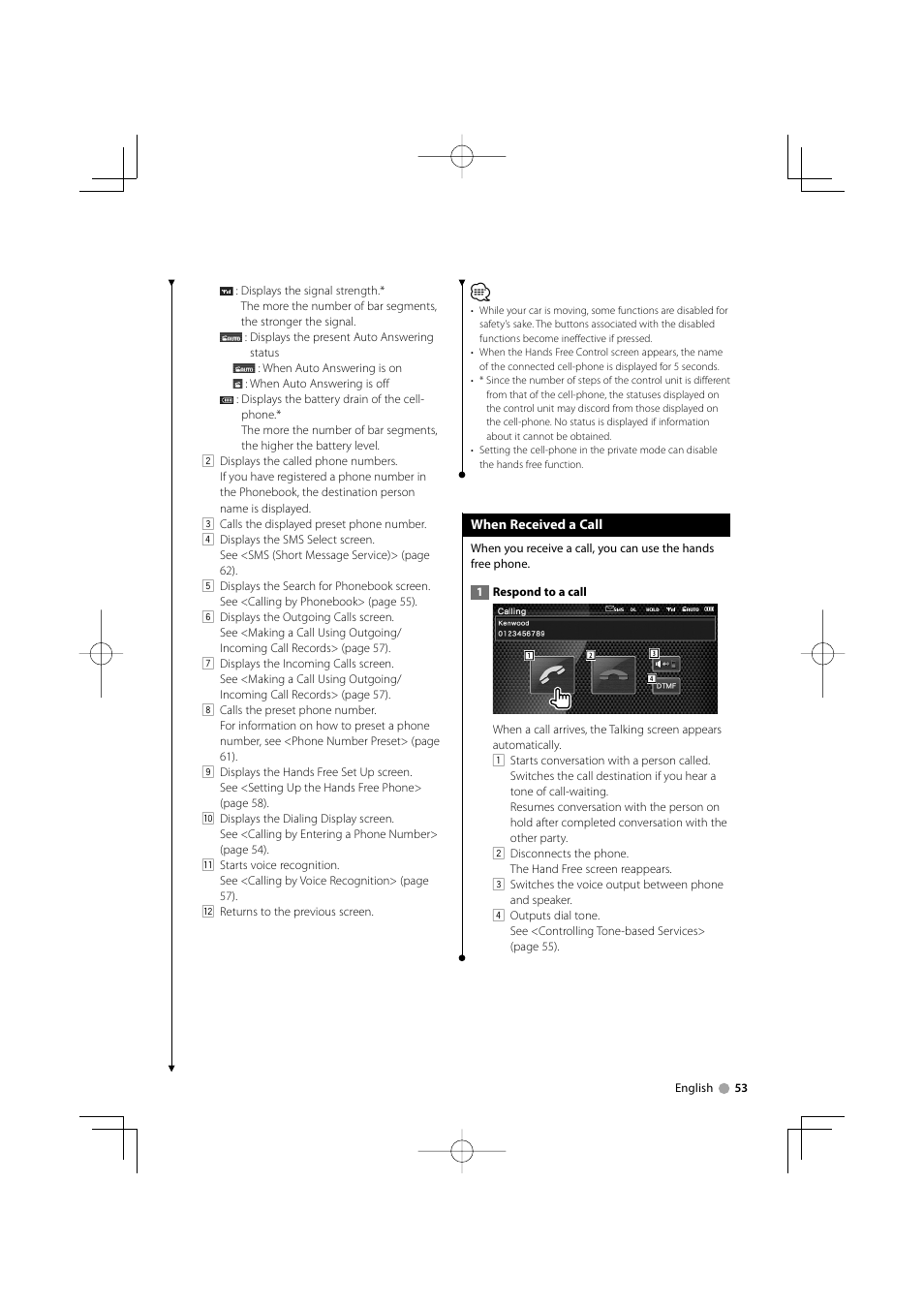 Kenwood Excelon DDX812 User Manual | Page 53 / 112