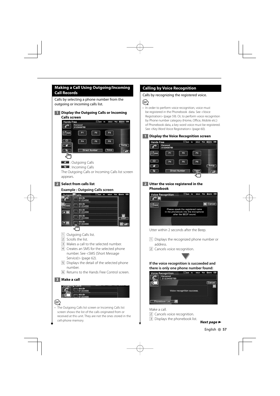 Kenwood Excelon DDX812 User Manual | Page 57 / 112