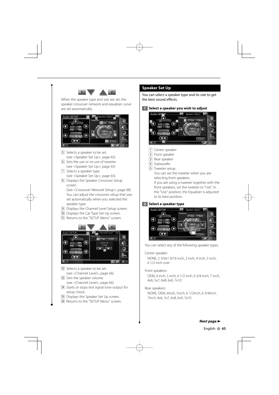 Kenwood Excelon DDX812 User Manual | Page 65 / 112