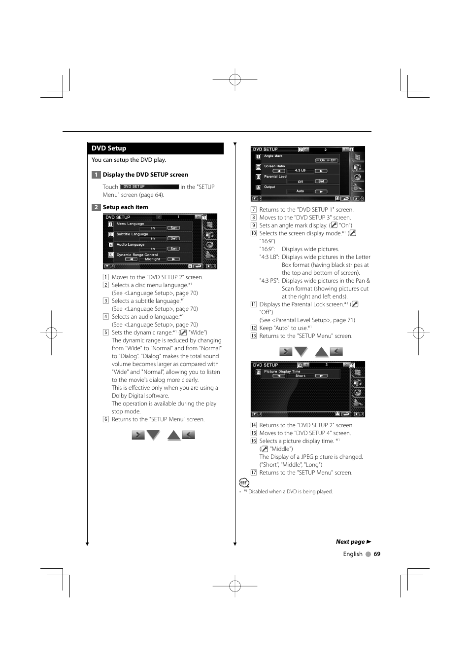 Kenwood Excelon DDX812 User Manual | Page 69 / 112