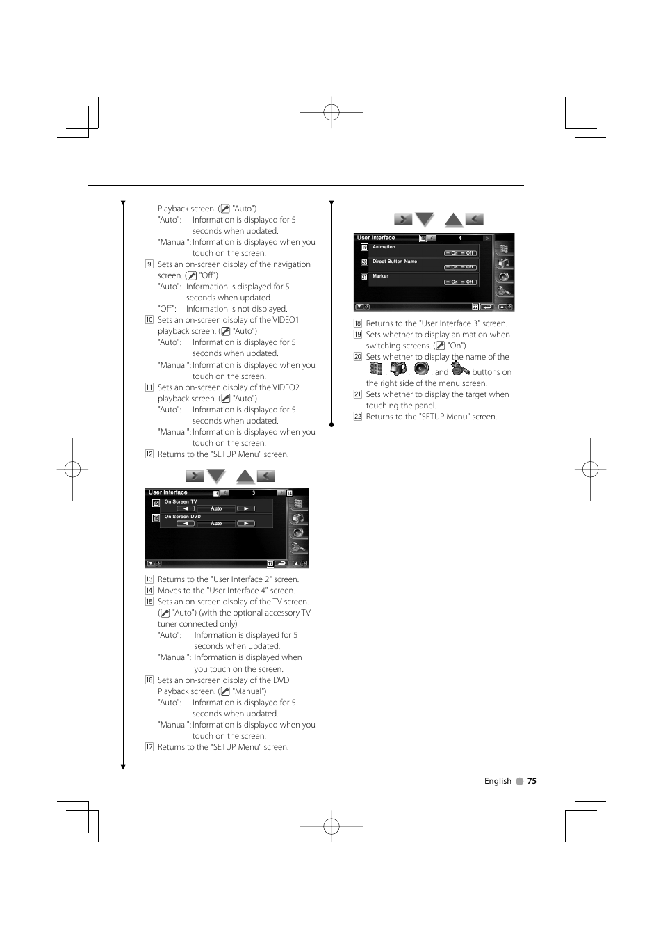 Kenwood Excelon DDX812 User Manual | Page 75 / 112