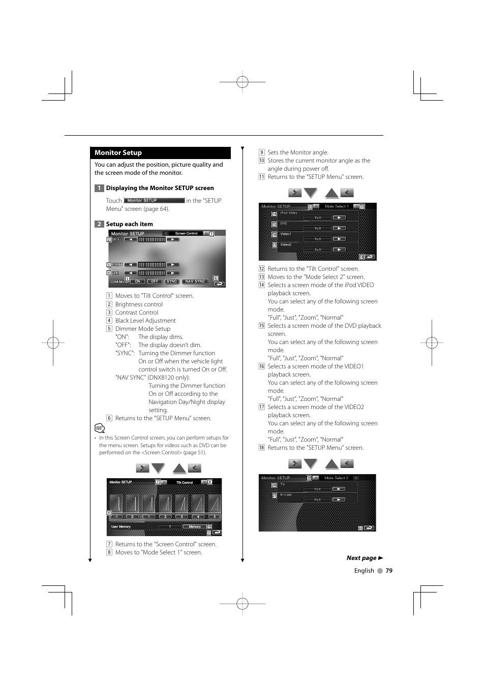 Kenwood Excelon DDX812 User Manual | Page 79 / 112