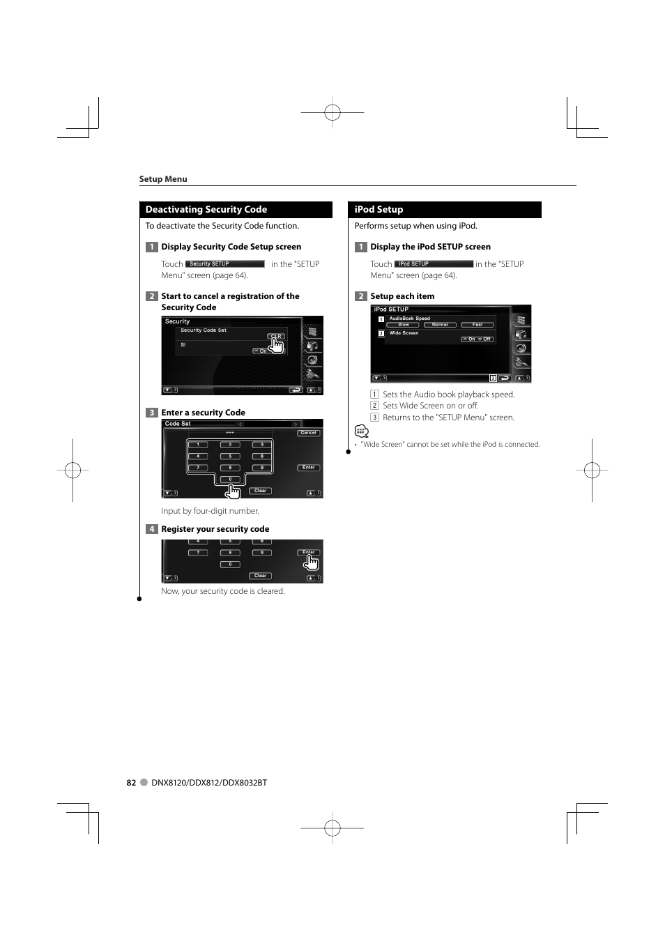 Kenwood Excelon DDX812 User Manual | Page 82 / 112