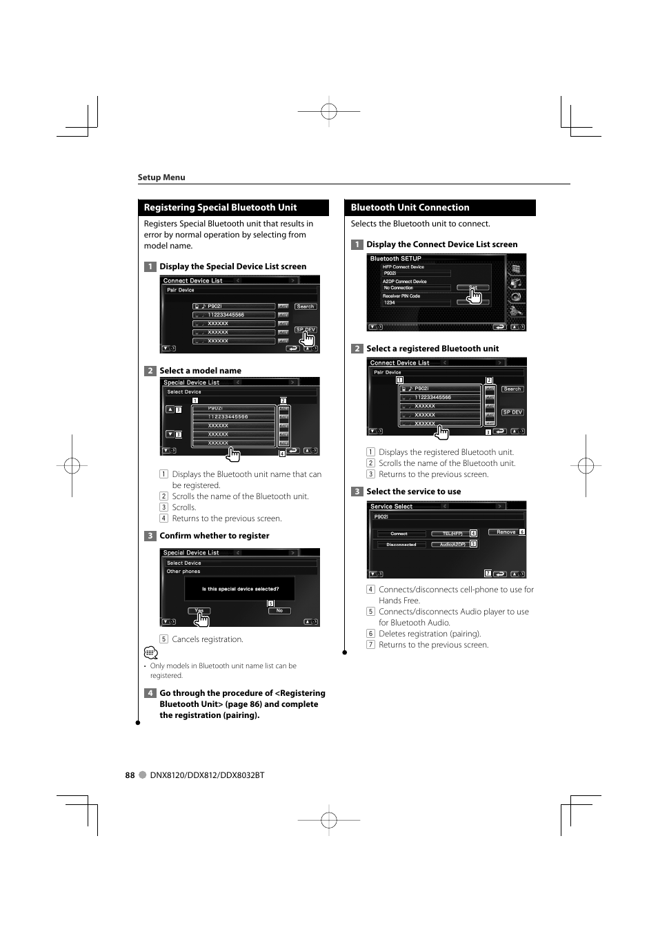 Kenwood Excelon DDX812 User Manual | Page 88 / 112