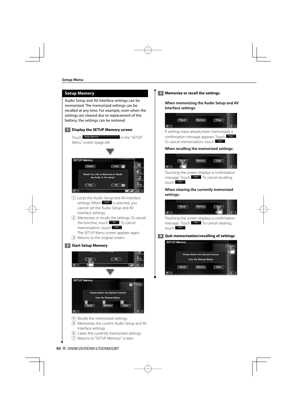 Kenwood Excelon DDX812 User Manual | Page 90 / 112