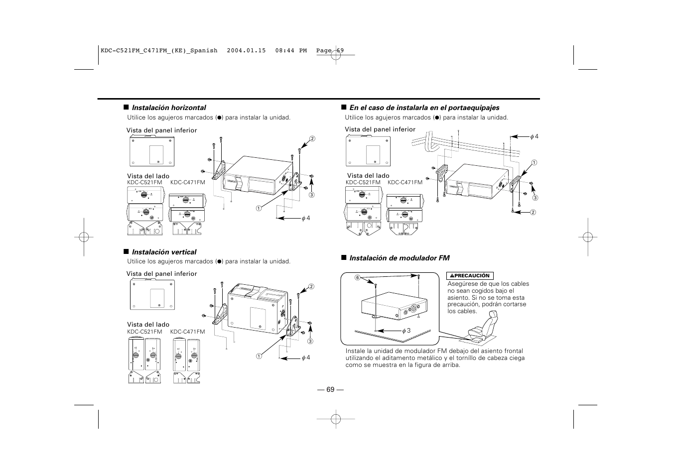 Kenwood C471FM User Manual | Page 69 / 76