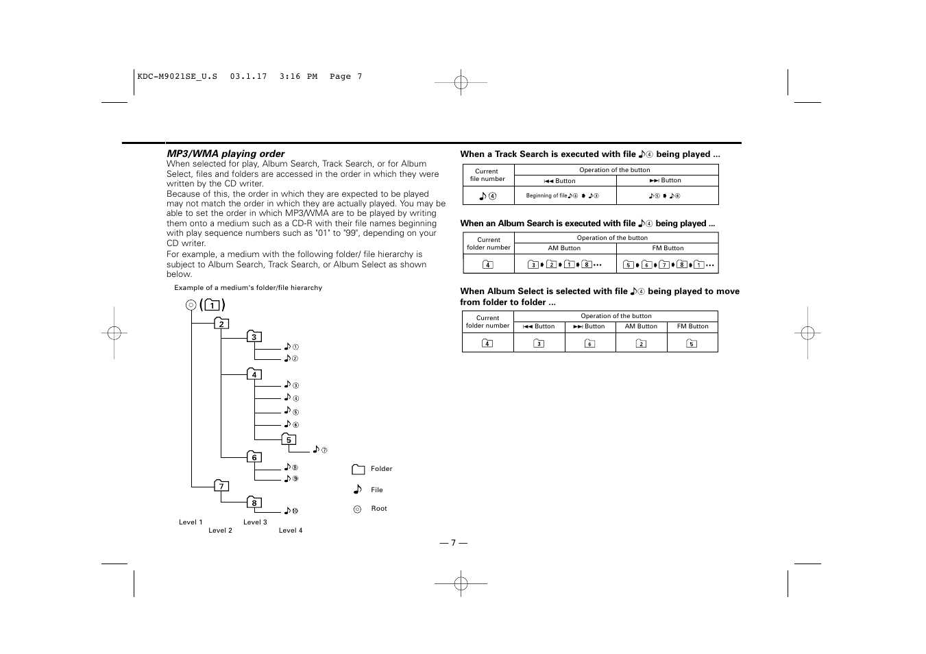 Kenwood KDC-M9021   EN User Manual | Page 7 / 52