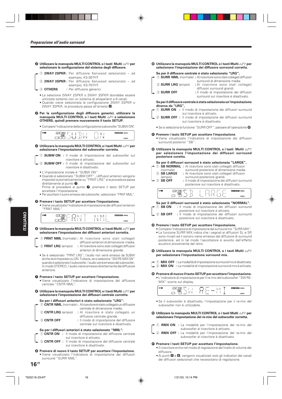 Kenwood KRF-V6070D User Manual | Page 136 / 200