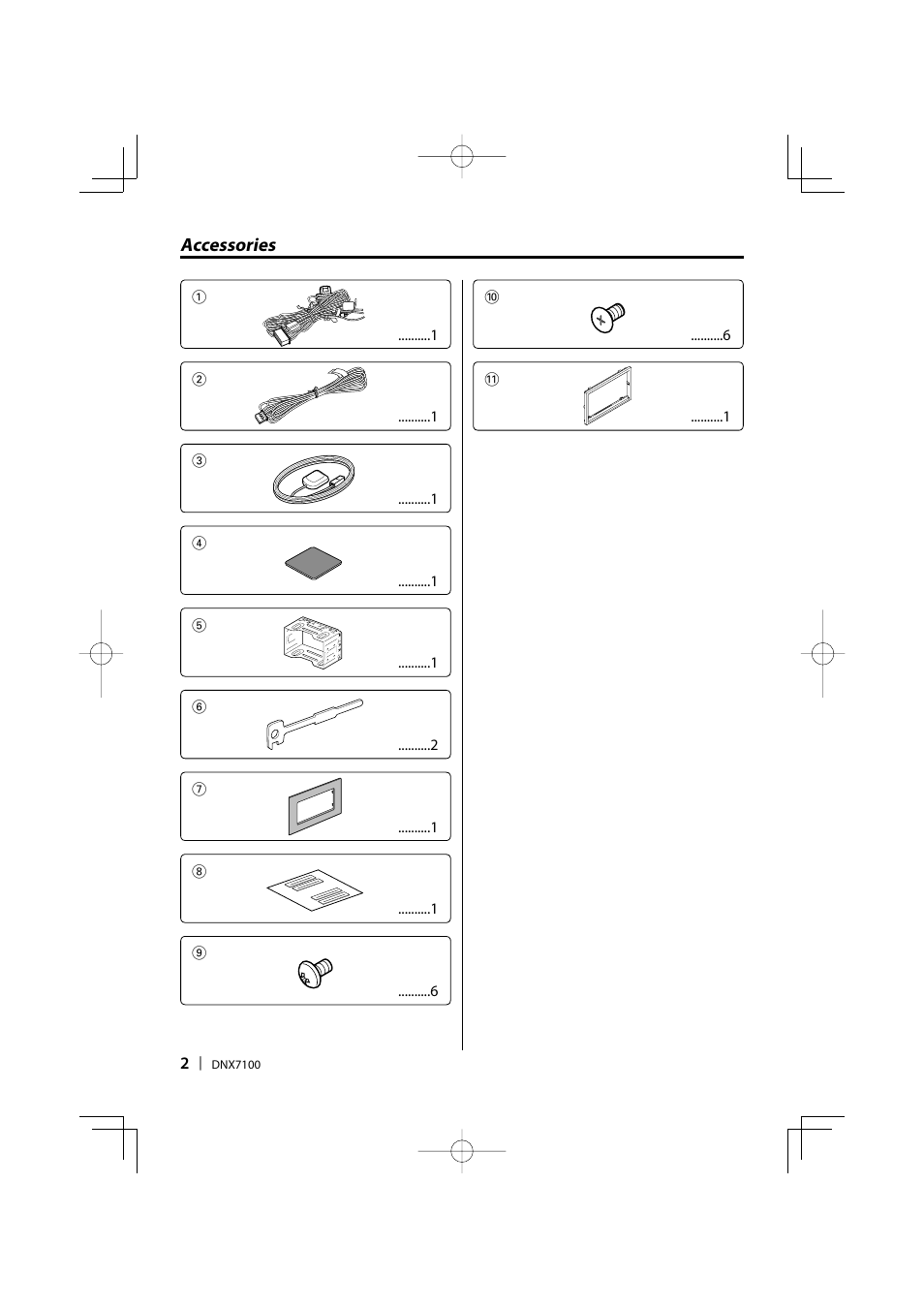 Kenwood DNX7100 User Manual | Page 2 / 32