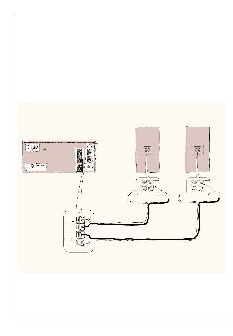 Connecting the cfs-200 fr to your audio system | Kenwood KSS-500 User Manual | Page 4 / 8