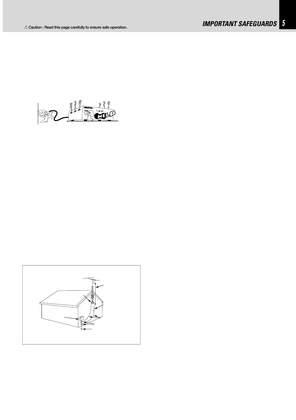 Important safeguards | Kenwood P-110 User Manual | Page 5 / 8
