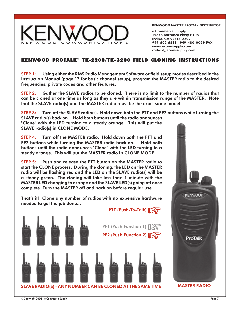 Kenwood EQ016R User Manual | Page 7 / 10