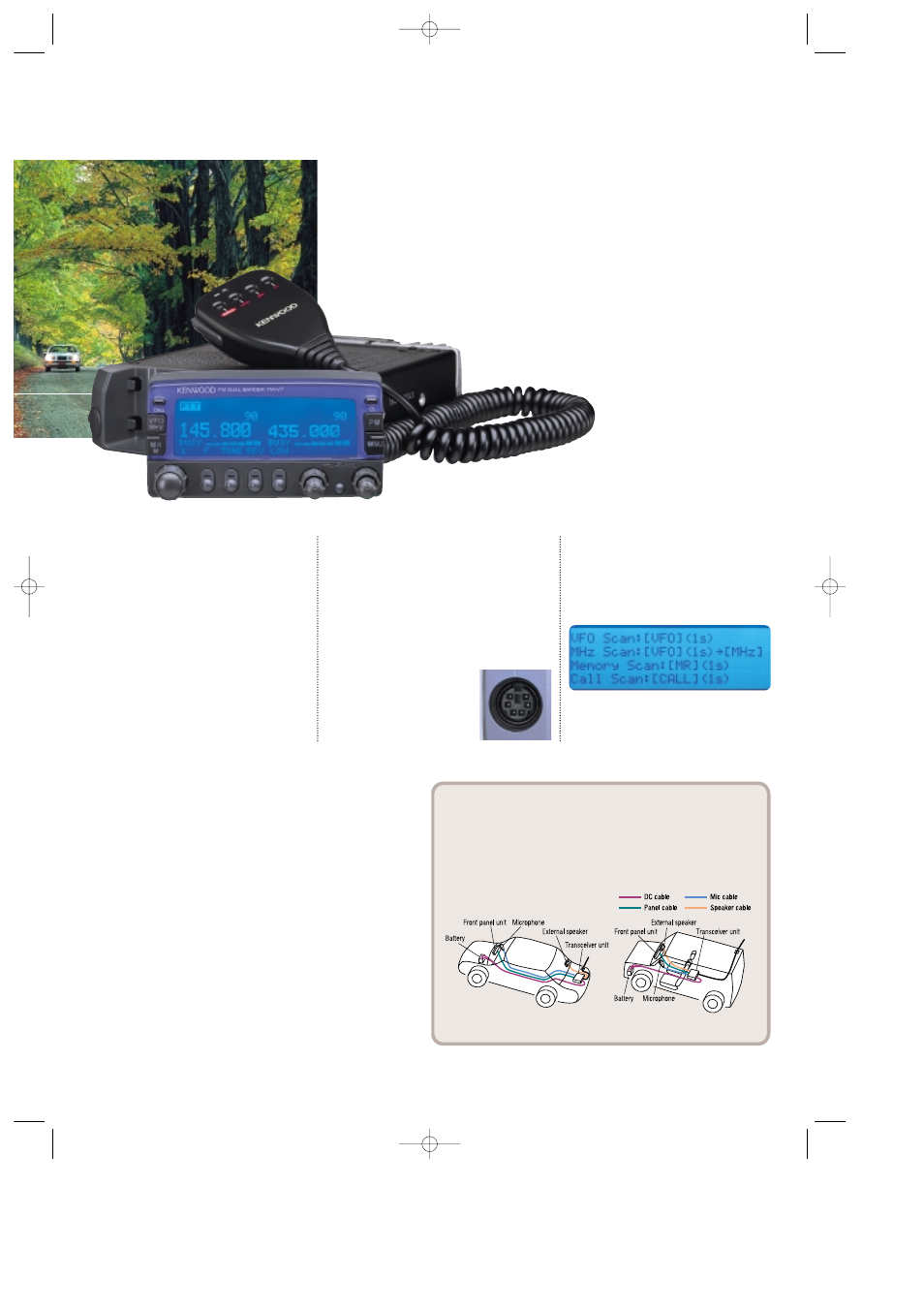 Tm-v7e(bl), Communications anytime, anywhere | Kenwood TM-V7E(BL) User Manual | Page 3 / 4