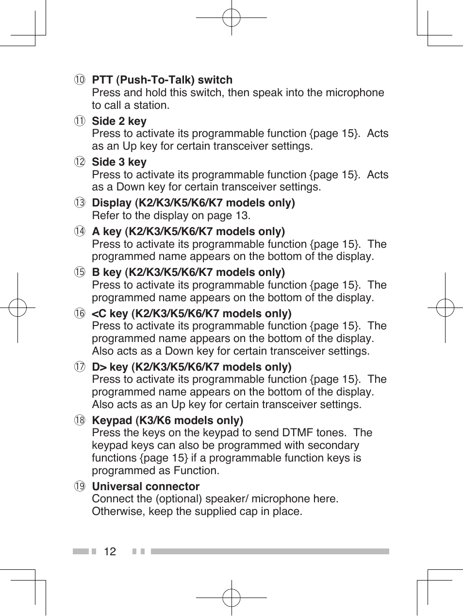 Kenwood TK-5410 User Manual | Page 22 / 66