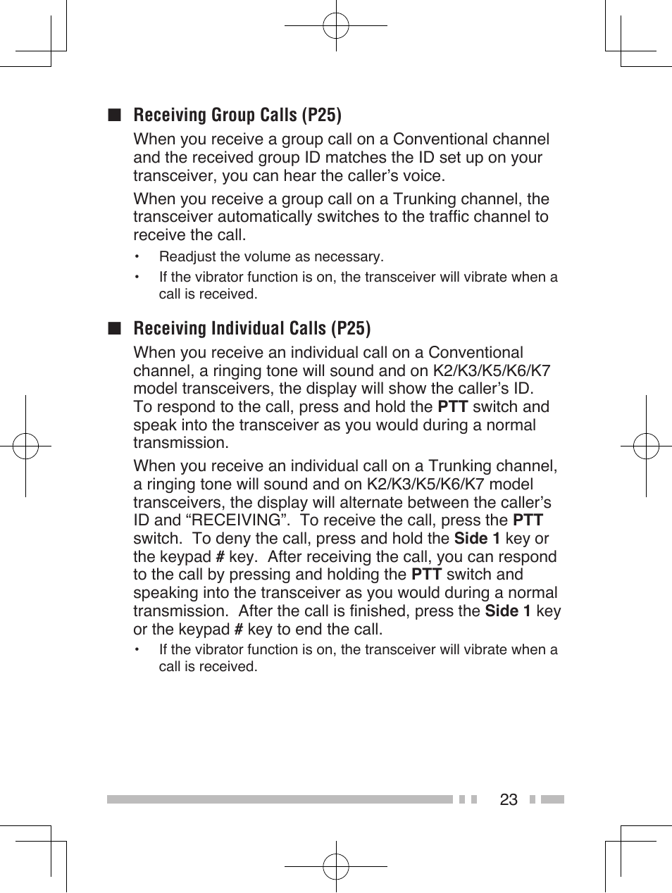 Kenwood TK-5410 User Manual | Page 33 / 66